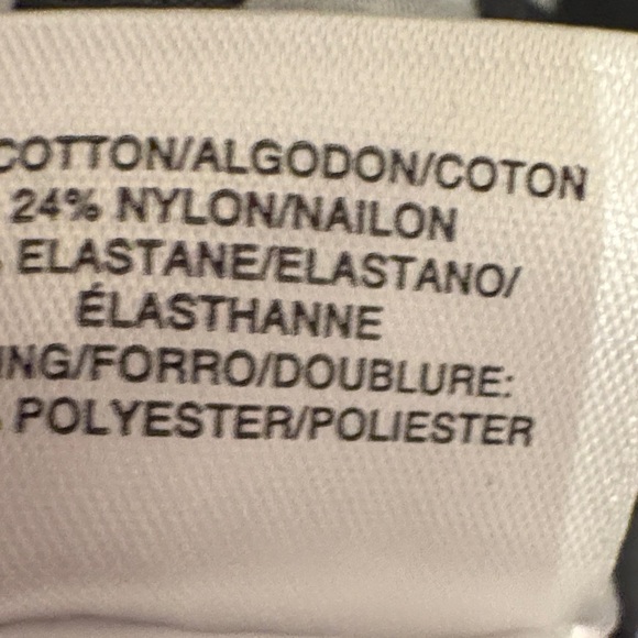 Anne Klein Black and White Checkered Midi Dress - Picture 4 of 5